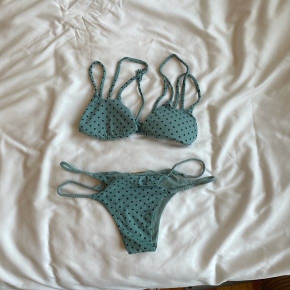 San Lorenzo bikini blue polka dots - Picture 2 of 4